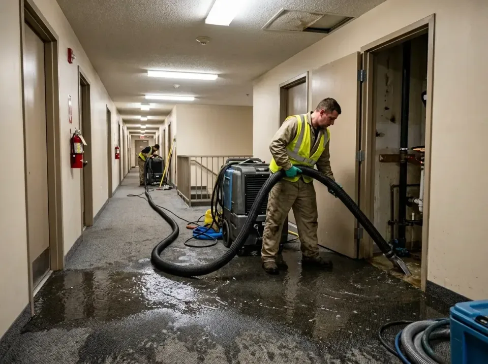 multi-unit-apartment-hallway-f-005 — frequently asked questions, Emergency Burst Pipe Water Extraction & Removal in Centrevi…